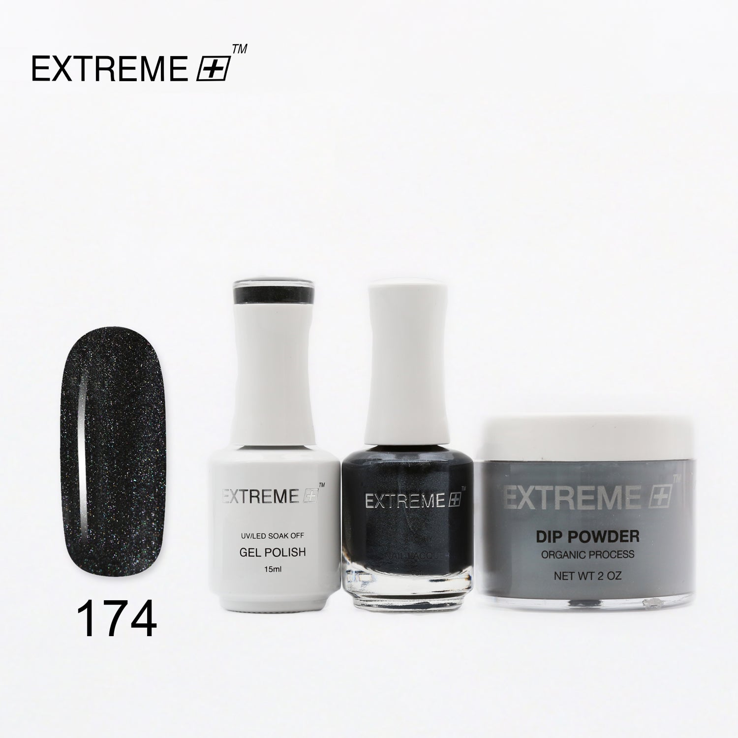 EXTREME+ 3 in 1 Combo Set - Gel, Lacquer, & Dip - #174