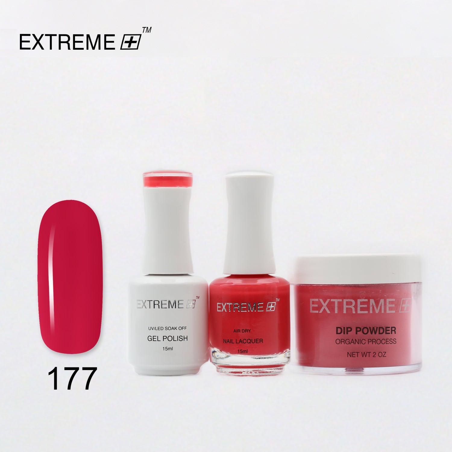 EXTREME+ 3 in 1 Combo Set - Gel, Lacquer, & Dip - #177