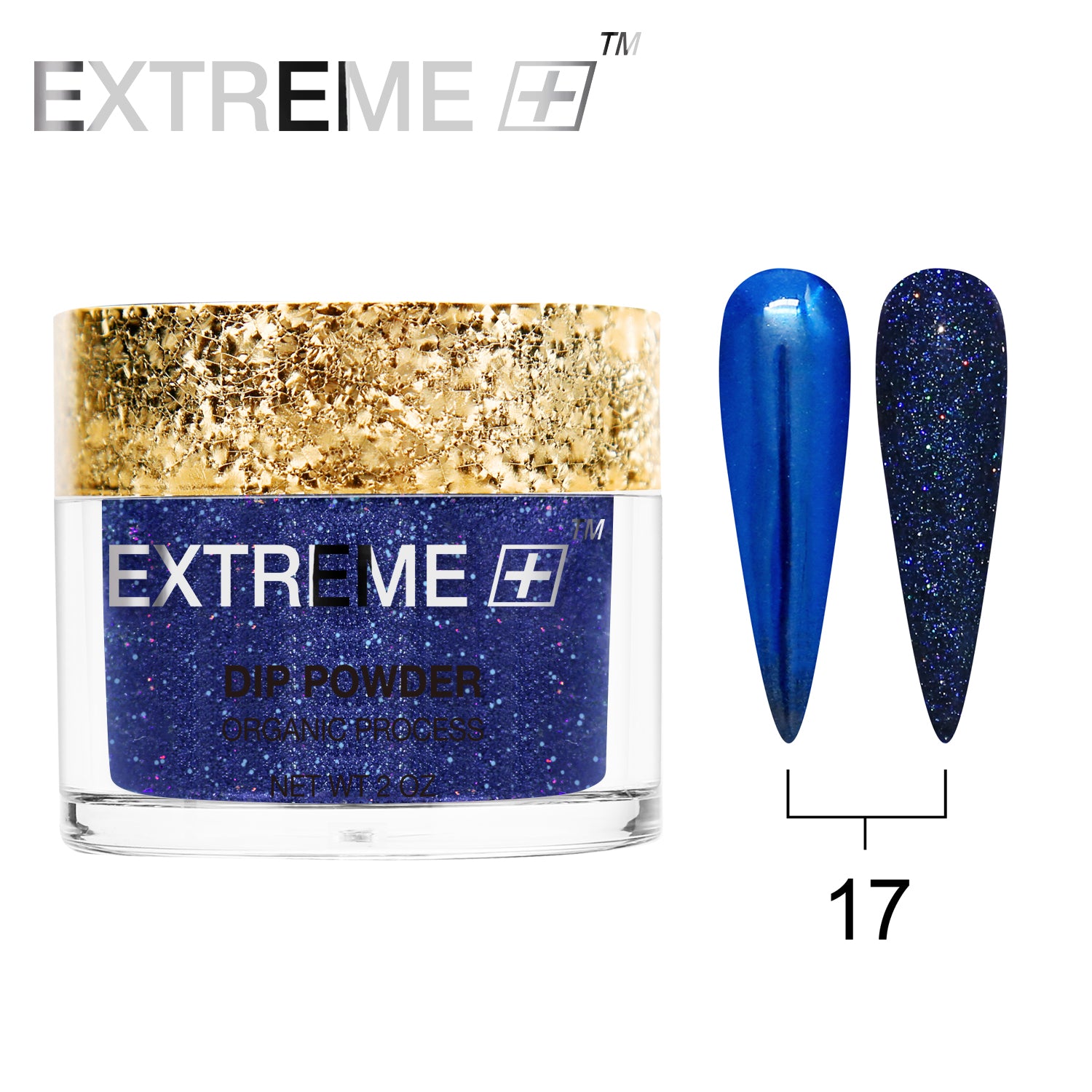 EXTREME+ Holo Chrome Dip Powder - #017