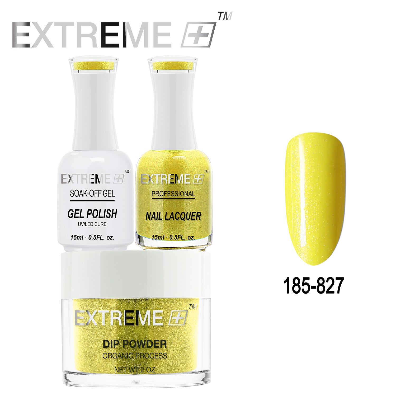 EXTREME+ All-in-One 3-in-1 Combo Set - Dip Powder, Gel Polish, and Nail Lacquer #185