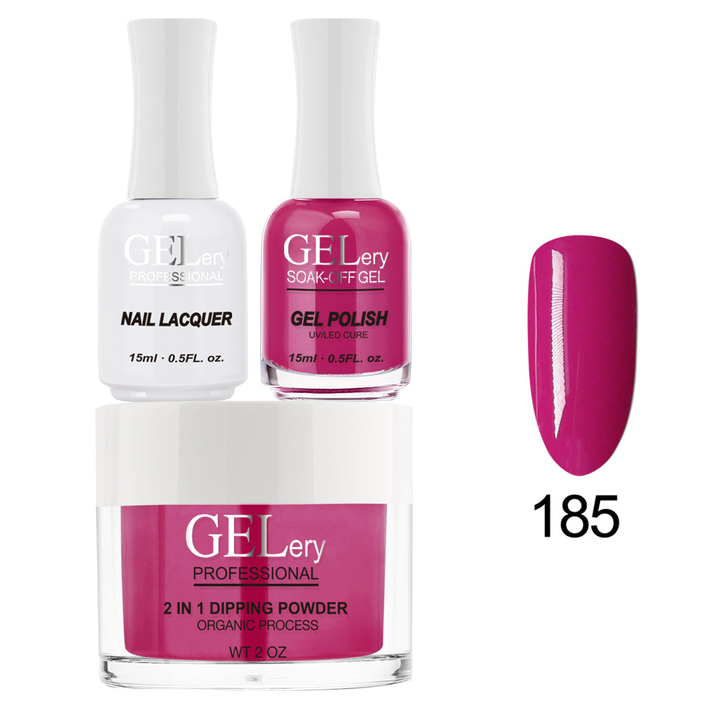 GELery 3 in 1 Trio Set - Gel, Lacquer, & Dip - #185