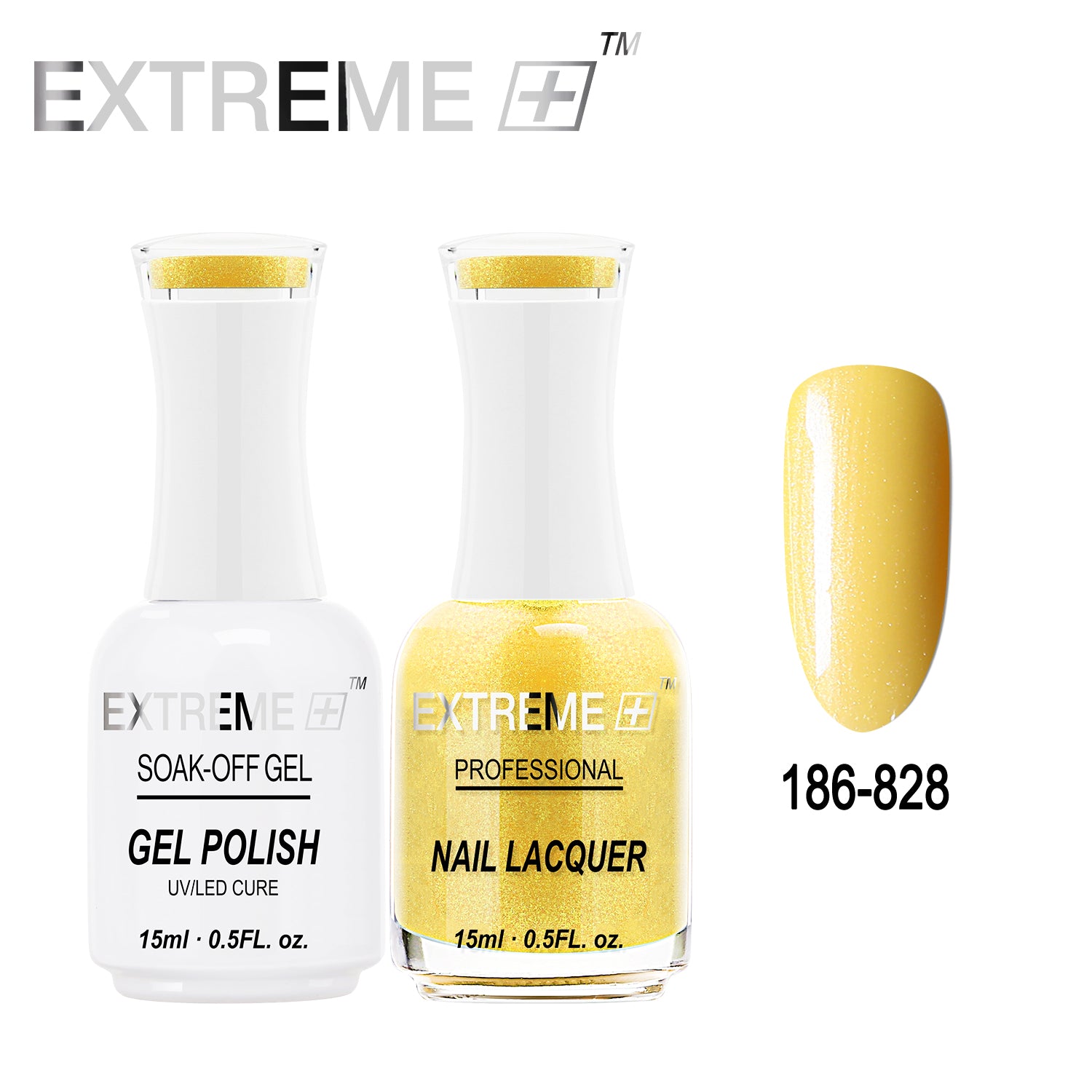 EXTREME+ All-in-One Gel Polish and Nail Lacquer Matching Duo #G186