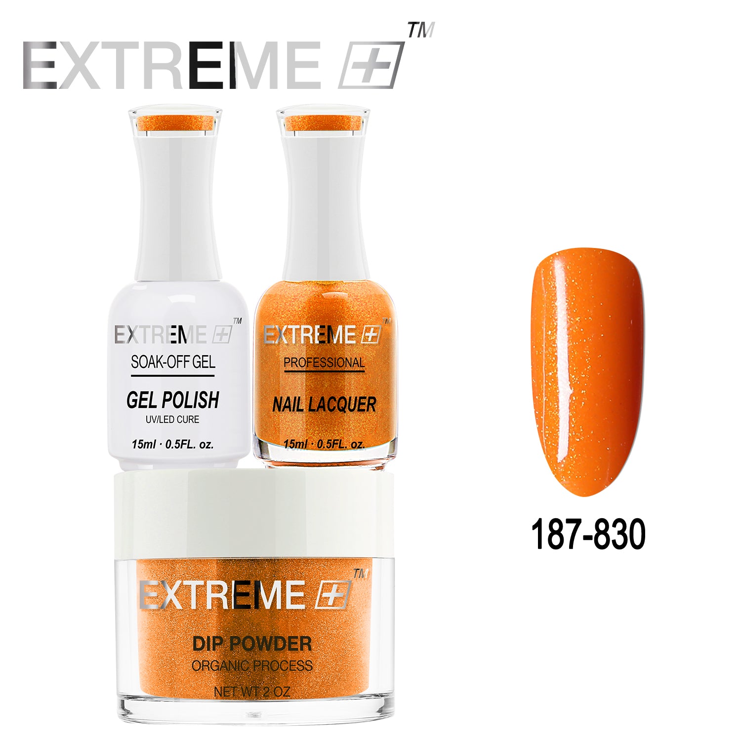 Bộ Combo 3 trong 1 EXTREME+ All-in-One - Bột Nhúng, Sơn Gel và Sơn Móng #187