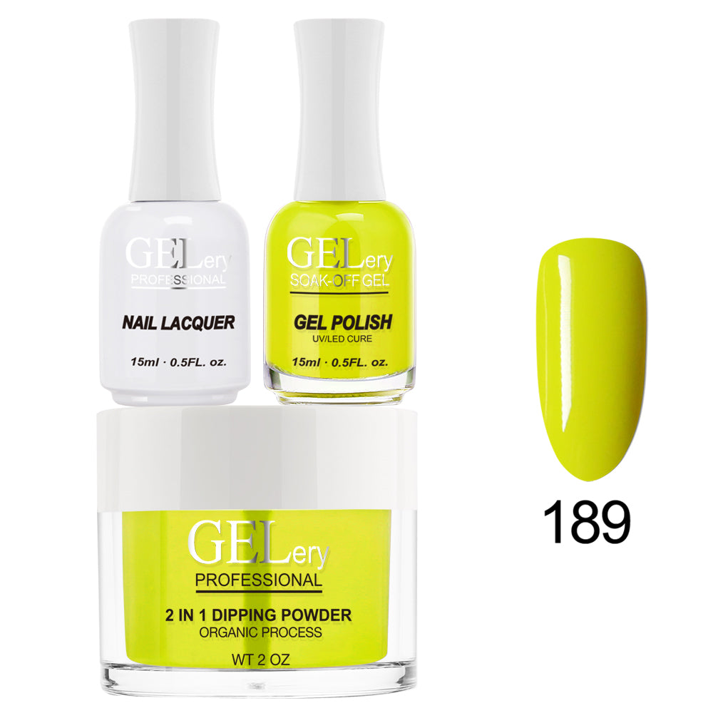 GELery 3 in 1 Trio Set - Gel, Lacquer, & Dip - #189