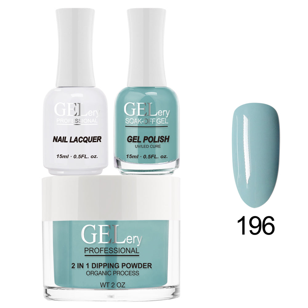 GELery 3 in 1 Trio Set - Gel, Lacquer, & Dip - #196