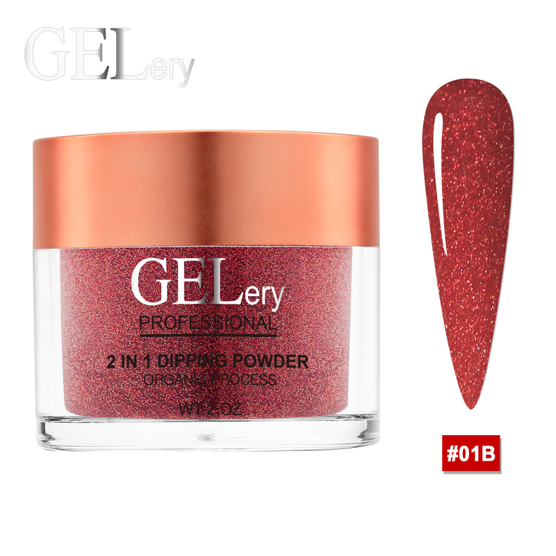 GELery 2 in 1 Acrylic &amp; Dipping Ombre 2 oz - 1B