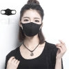 (2 Pcs / Pack ) Cloth Face Mask Washable Reusable - Black
