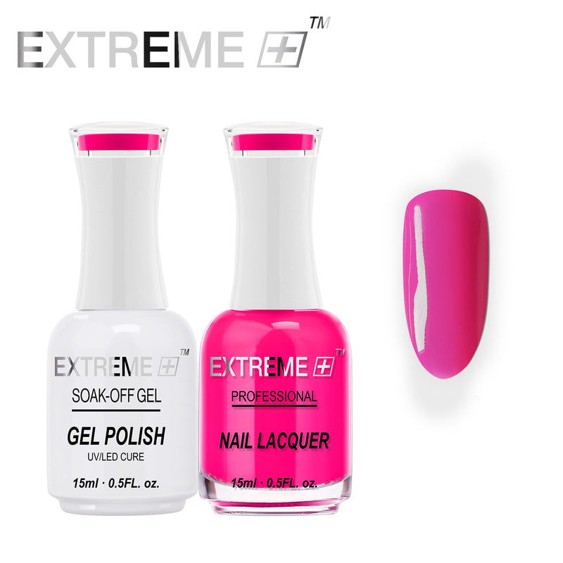 EXTREME+ Gel Matching Lacquer (Duo) - Rose Pink