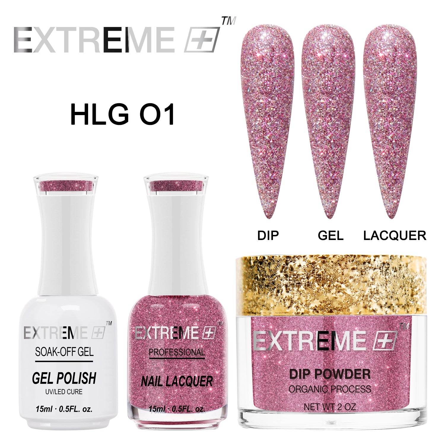 Bộ combo EXTREME+ 3 trong 1 - Holo Chrome - #001