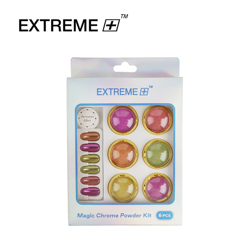 EXTREME+ Fluorescence Effect  Chrome Powder Kit 6 colors