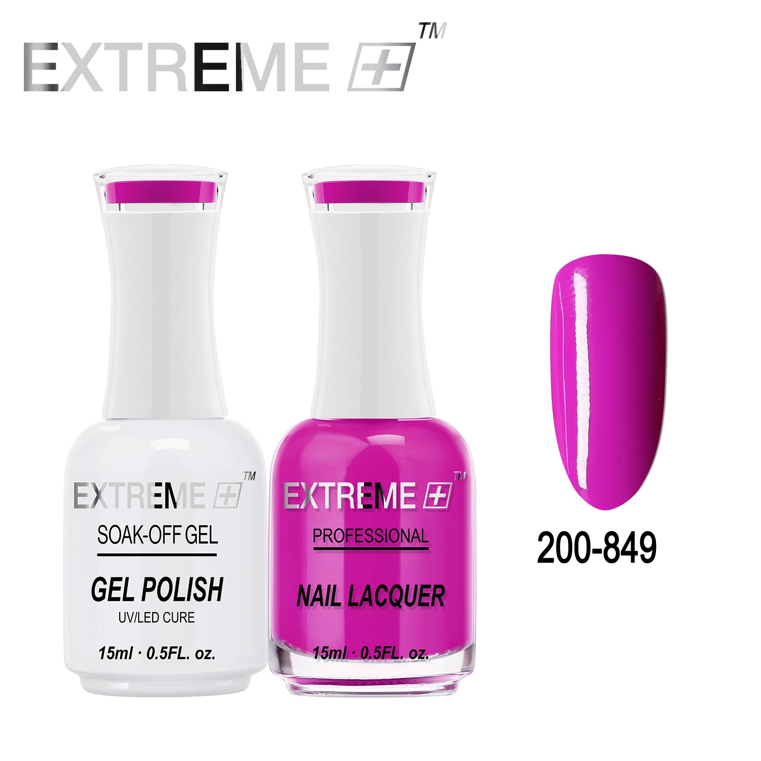 EXTREME+ All-in-One Gel Polish and Nail Lacquer Matching Duo #G200