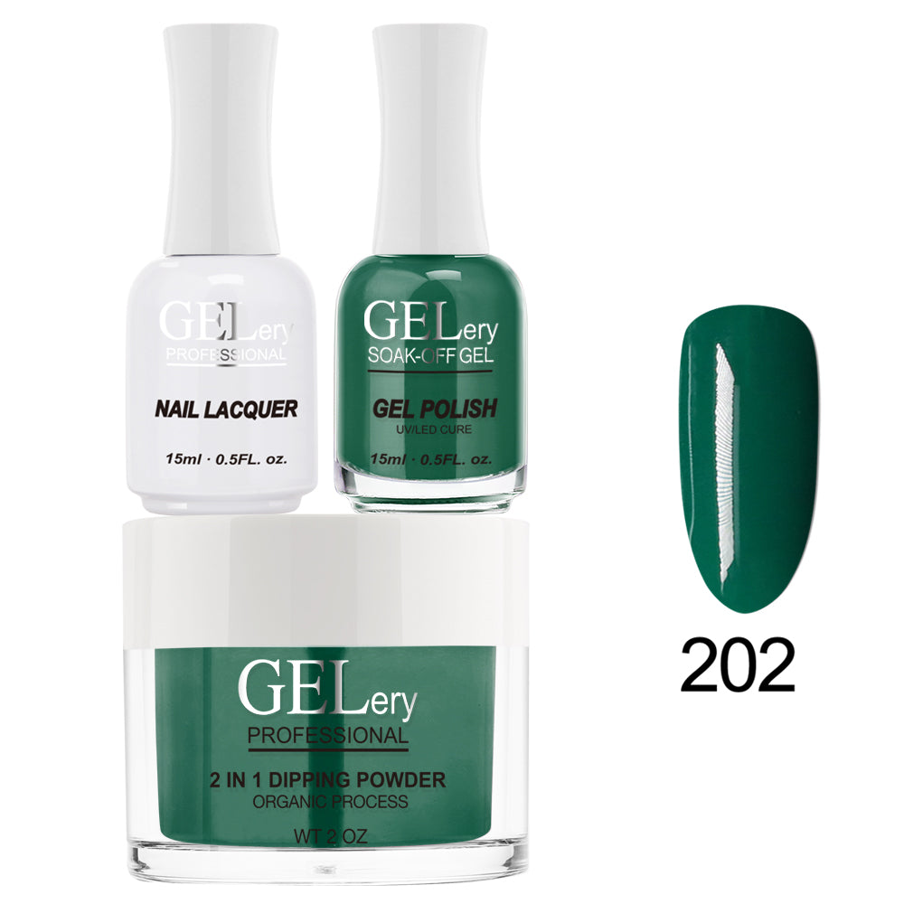 GELery 3 in 1 Trio Set - Gel, Lacquer, & Dip - #202