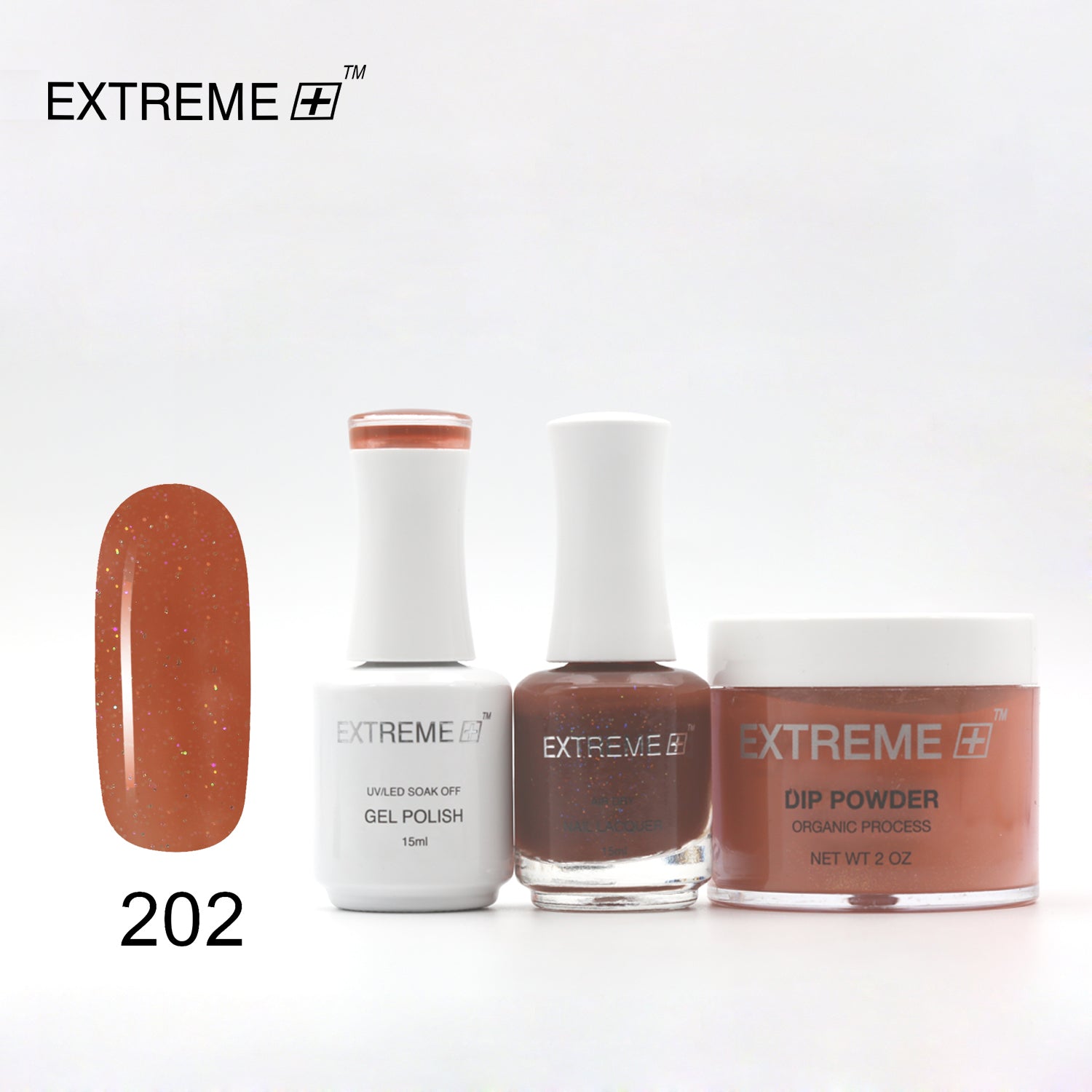 EXTREME+ 3 in 1 Combo Set - Gel, Lacquer, & Dip - #202