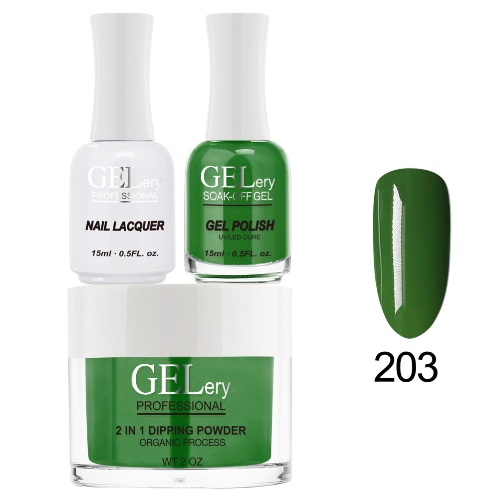 GELery 3 in 1 Trio Set - Gel, Lacquer, & Dip - #203