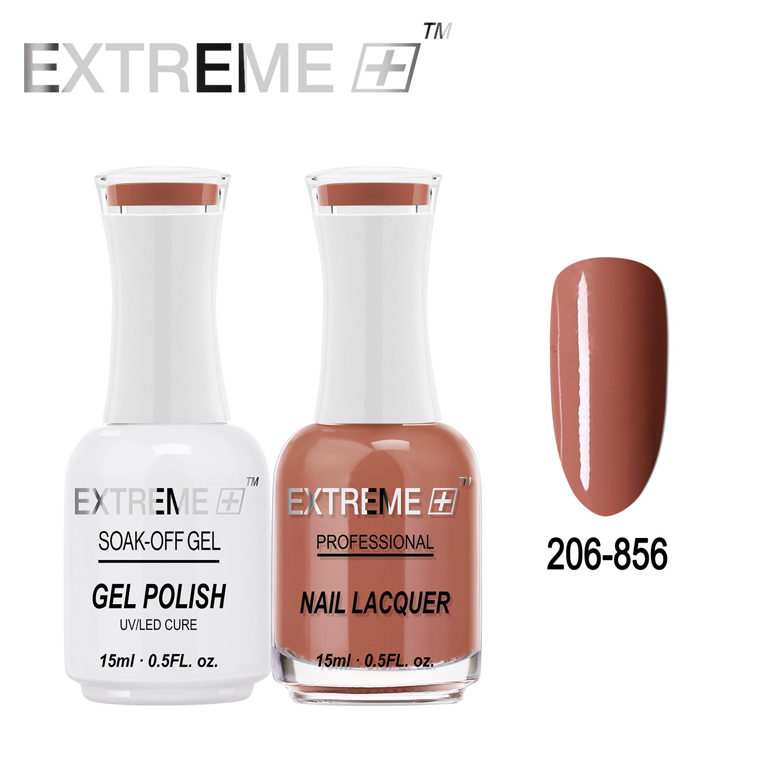 EXTREME+ All-in-One Gel Polish and Nail Lacquer Matching Duo #G206