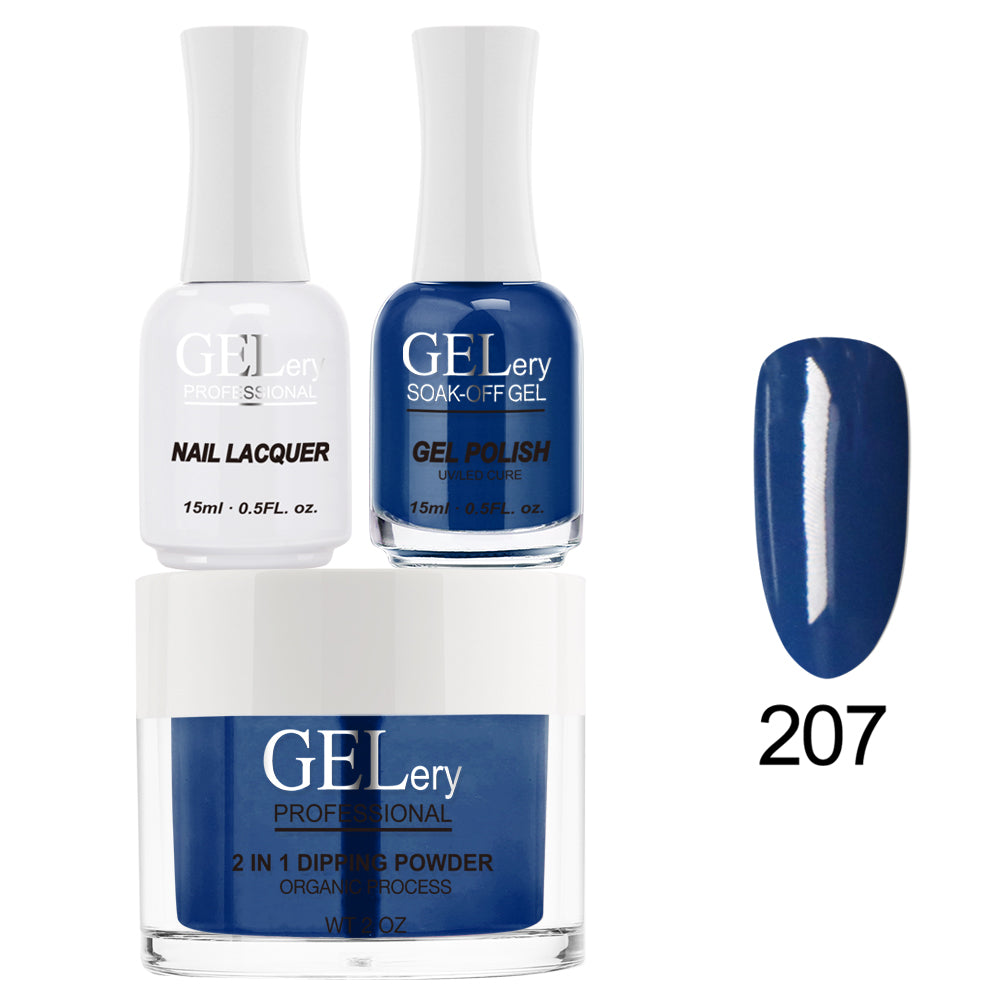 GELery 3 in 1 Trio Set - Gel, Lacquer, & Dip - #207