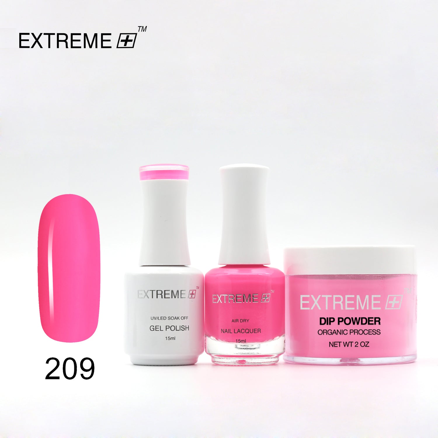 EXTREME+ 3 in 1 Combo Set - Gel, Lacquer, & Dip - #209