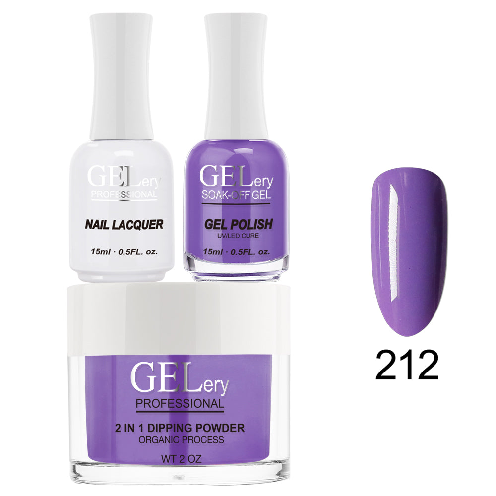 GELery 3 in 1 Trio Set - Gel, Lacquer, & Dip - #212