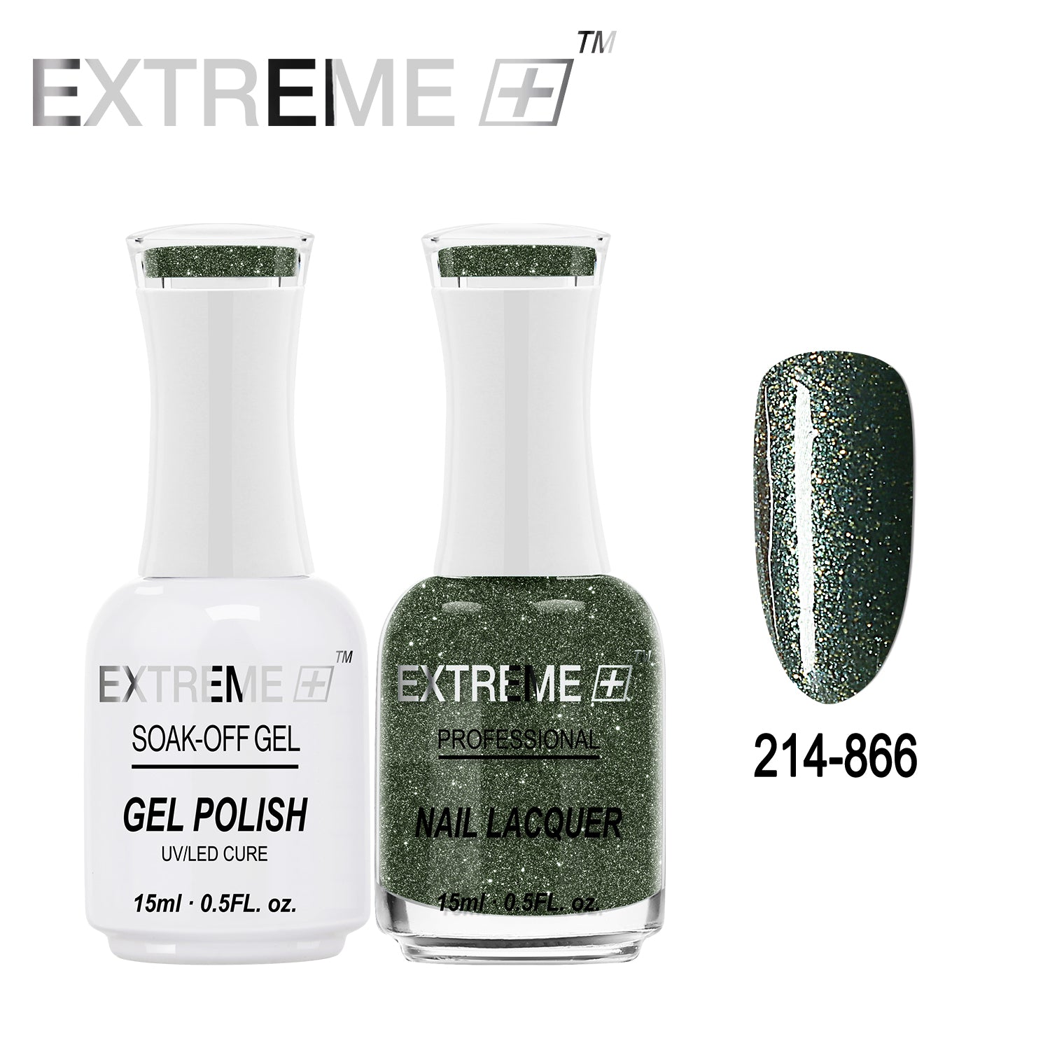 EXTREME+ All-in-One Gel Polish and Nail Lacquer Matching Duo #G214