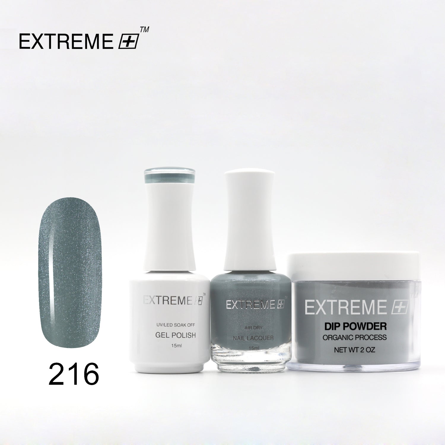 EXTREME+ 3 in 1 Combo Set - Gel, Lacquer, & Dip - #216