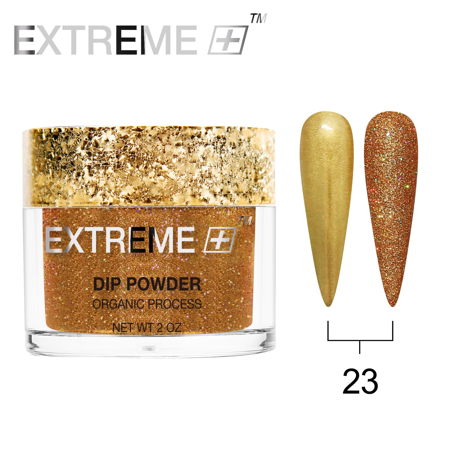 EXTREME+ Holo Chrome Dip Powder - #023