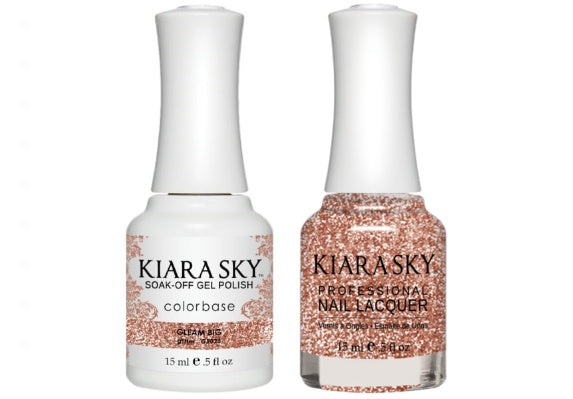 Kiara Sky All-In-One GEL + MATCHING LACQUER (DUO) - 5023 GLEAM BIG