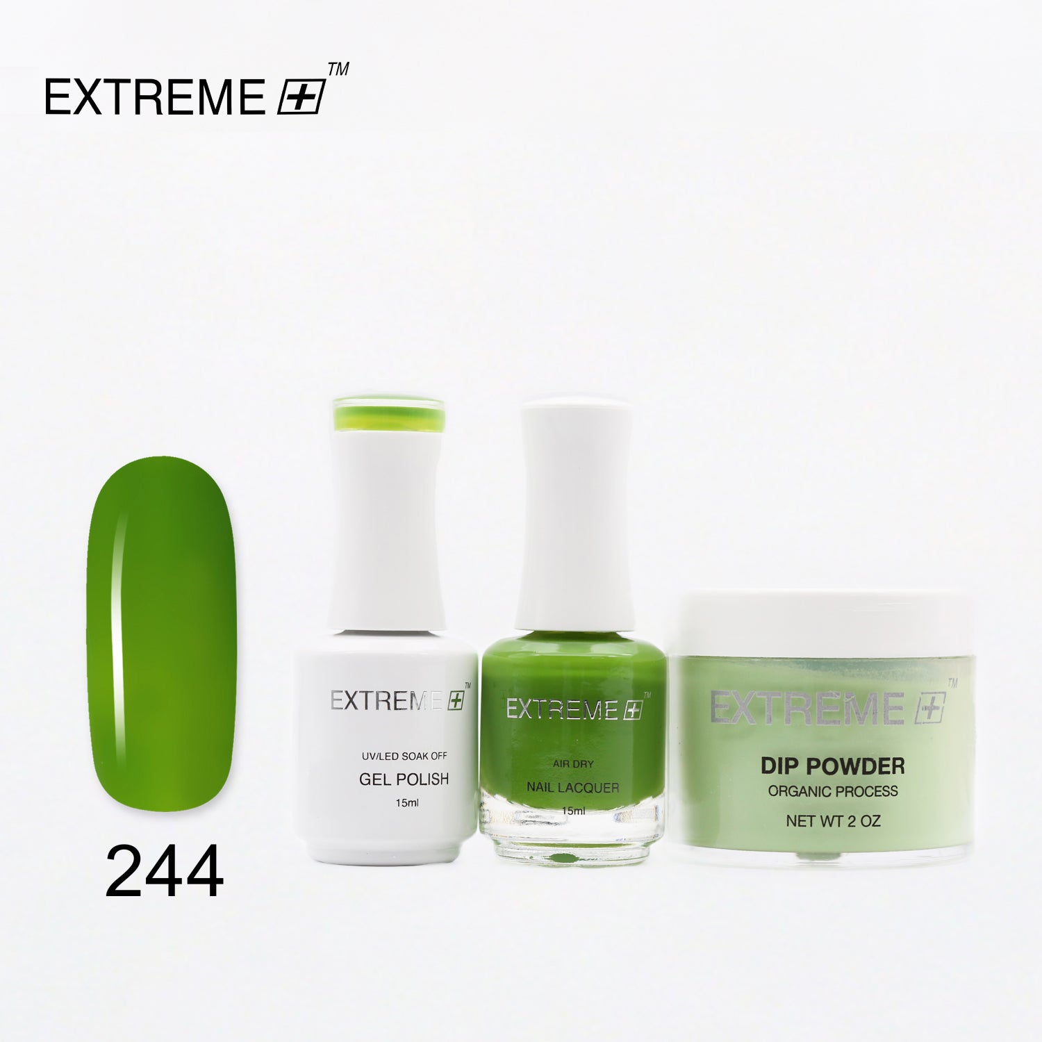 EXTREME+ 3 in 1 Combo Set - Gel, Lacquer, & Dip - #244