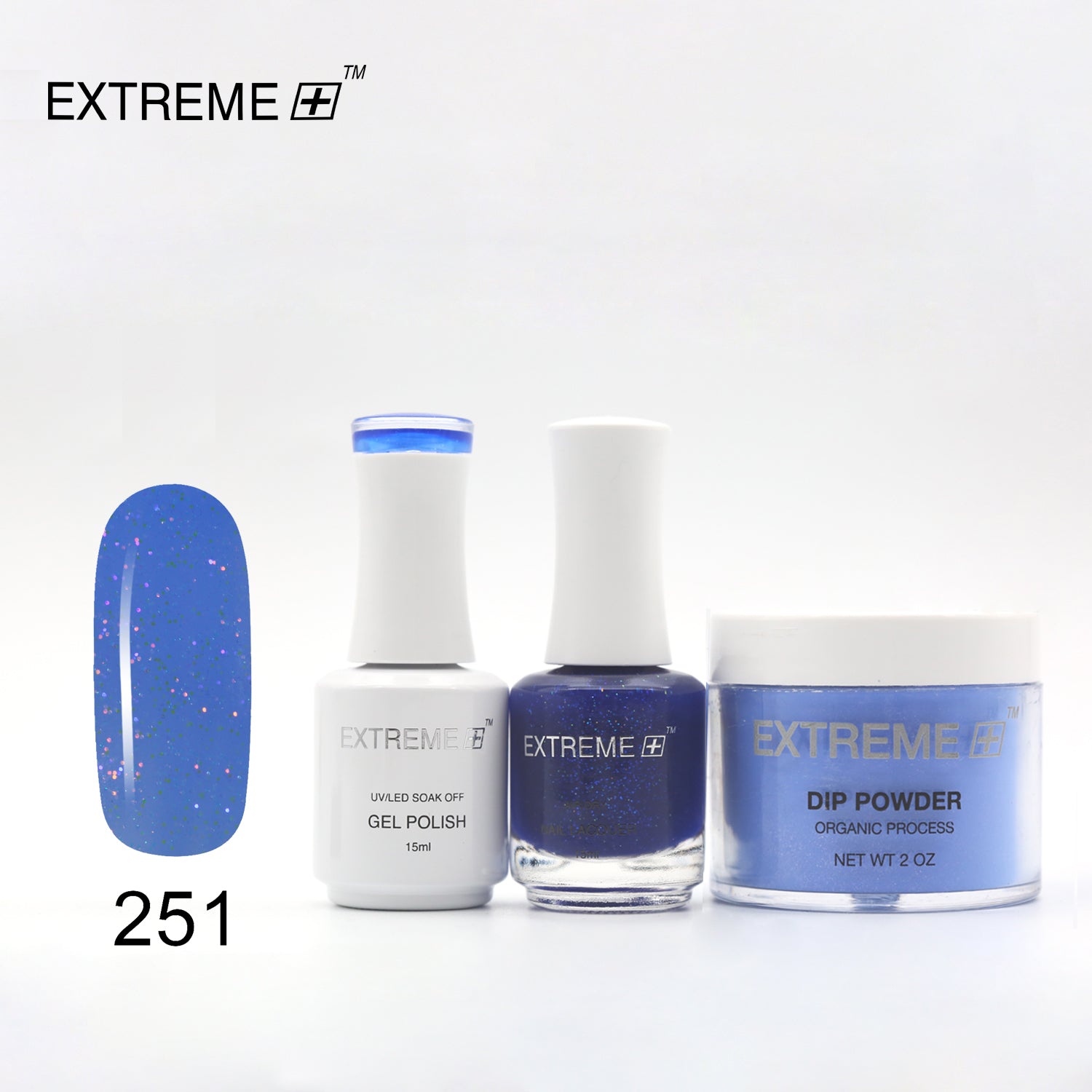 EXTREME+ 3 in 1 Combo Set - Gel, Lacquer, & Dip - #251