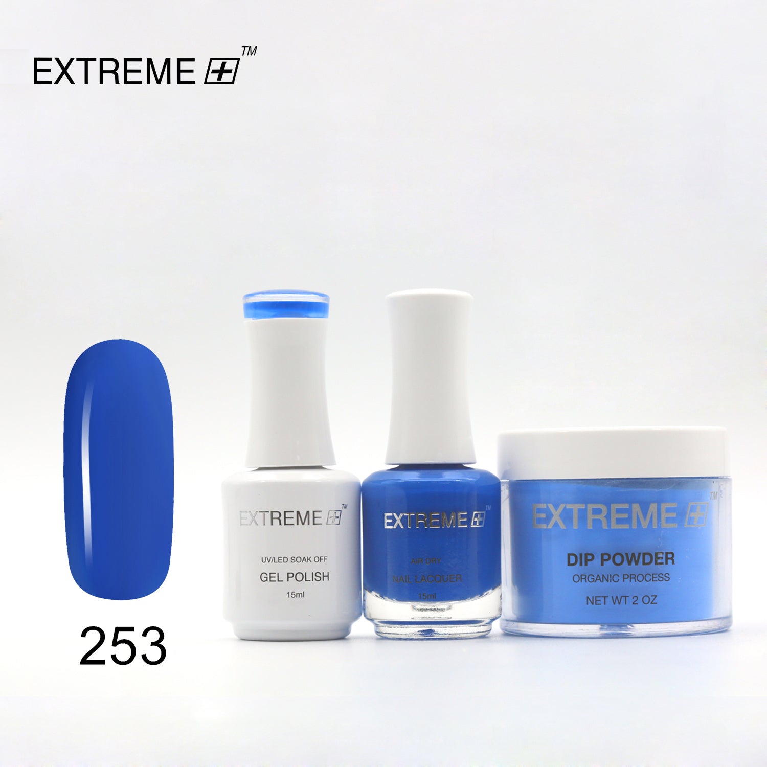 EXTREME+ 3 in 1 Combo Set - Gel, Lacquer, & Dip - #253