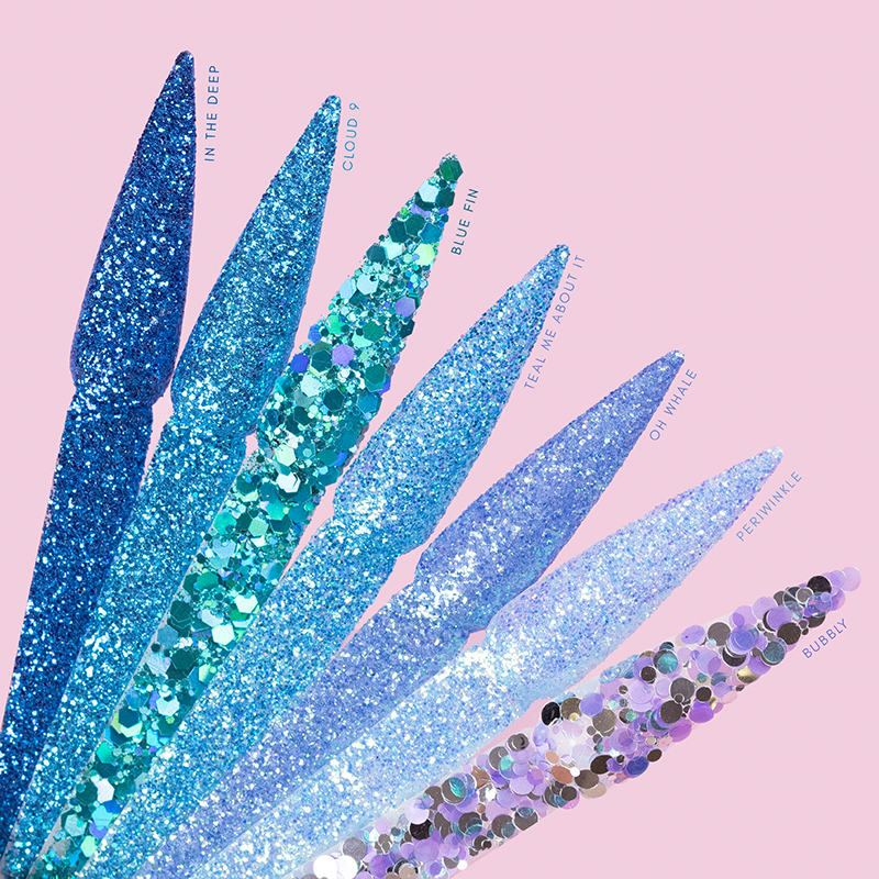 Kiara Sky Sprinkle On Glitter - SP287 - Periwinkle