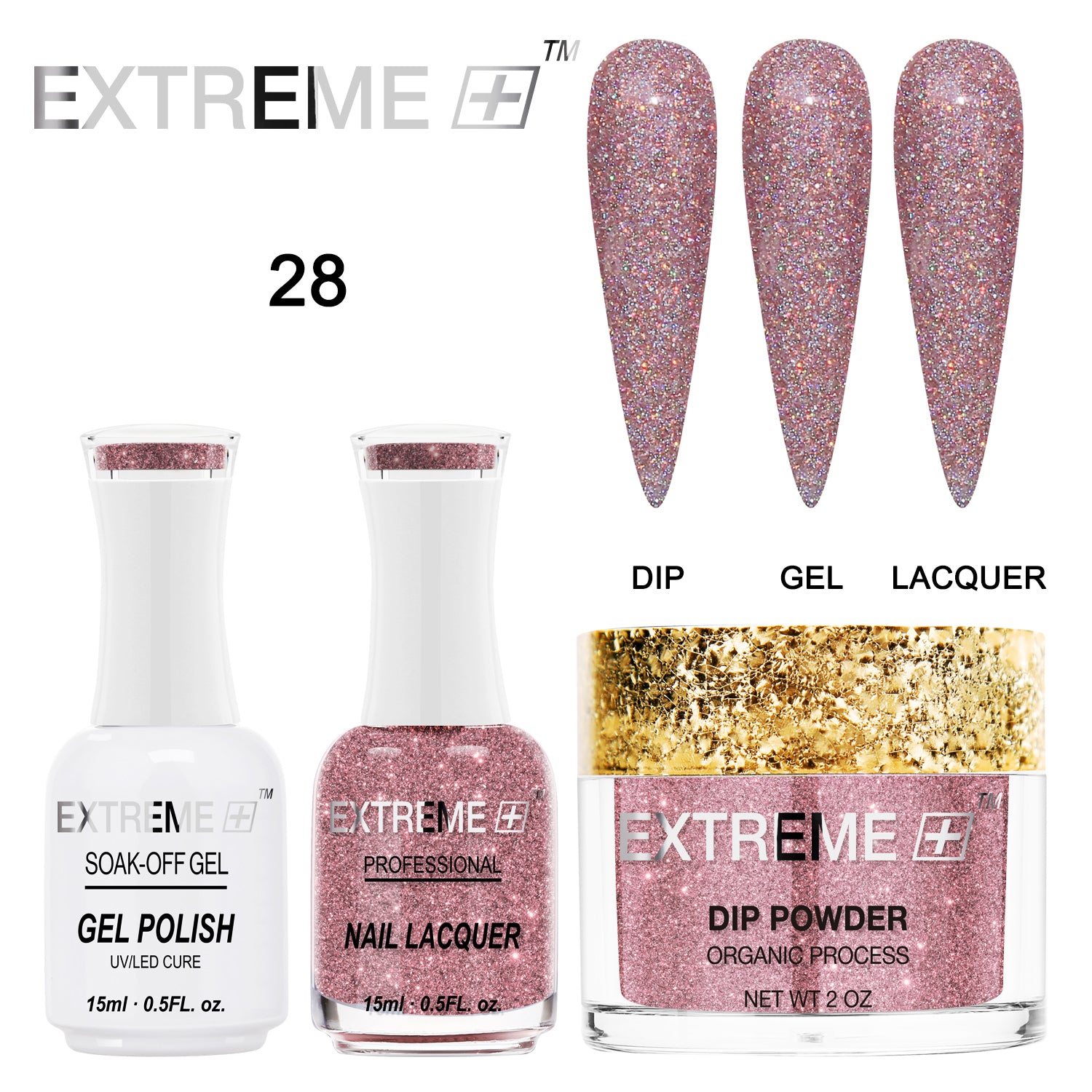 EXTREME+ 3 in 1 Combo Set - Holo Chrome - #028