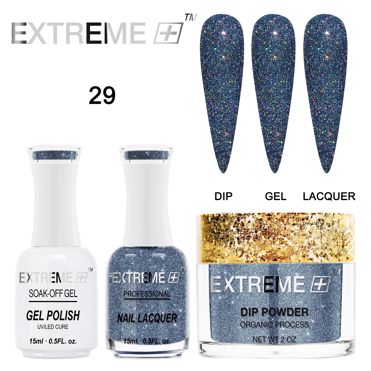 EXTREME+ 3 in 1 Combo Set - Holo Chrome - #029