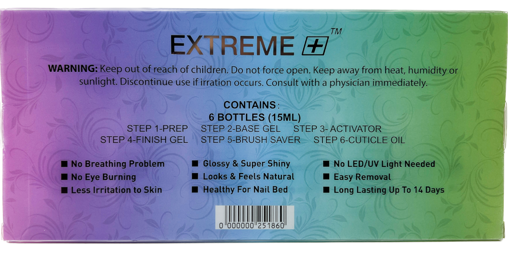 EXTREME+ Dip Liquid Kit - Sẵn sàng sử dụng - Bộ chuyên nghiệp (6 bước)