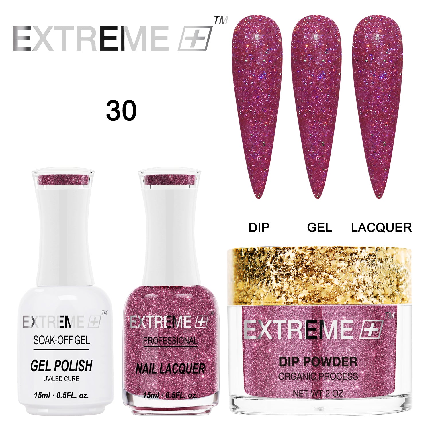 EXTREME+ 3 in 1 Combo Set - Holo Chrome - #030