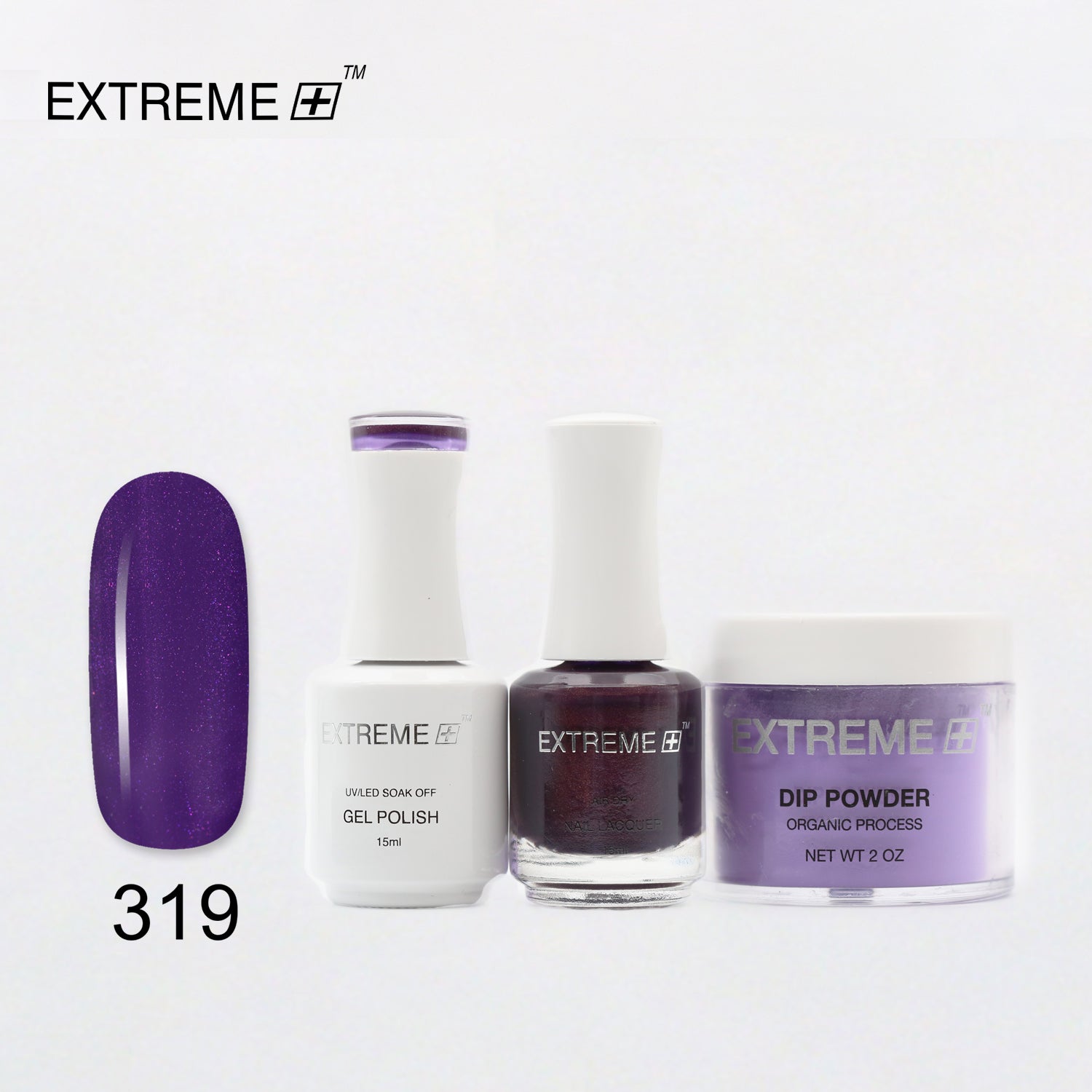 EXTREME+ 3 in 1 Combo Set - Gel, Lacquer, & Dip - #319