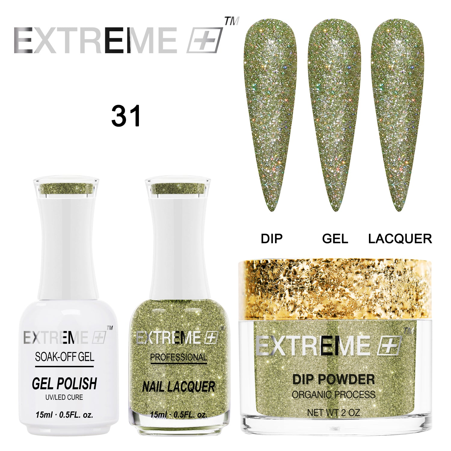 EXTREME+ 3 in 1 Combo Set - Holo Chrome - #031