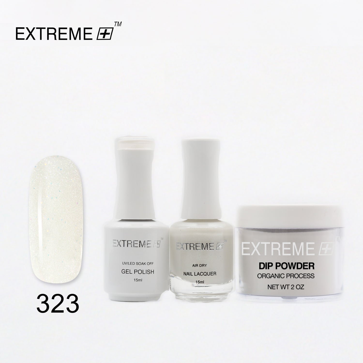 EXTREME+ 3 in 1 Combo Set - Gel, Lacquer, & Dip - #323