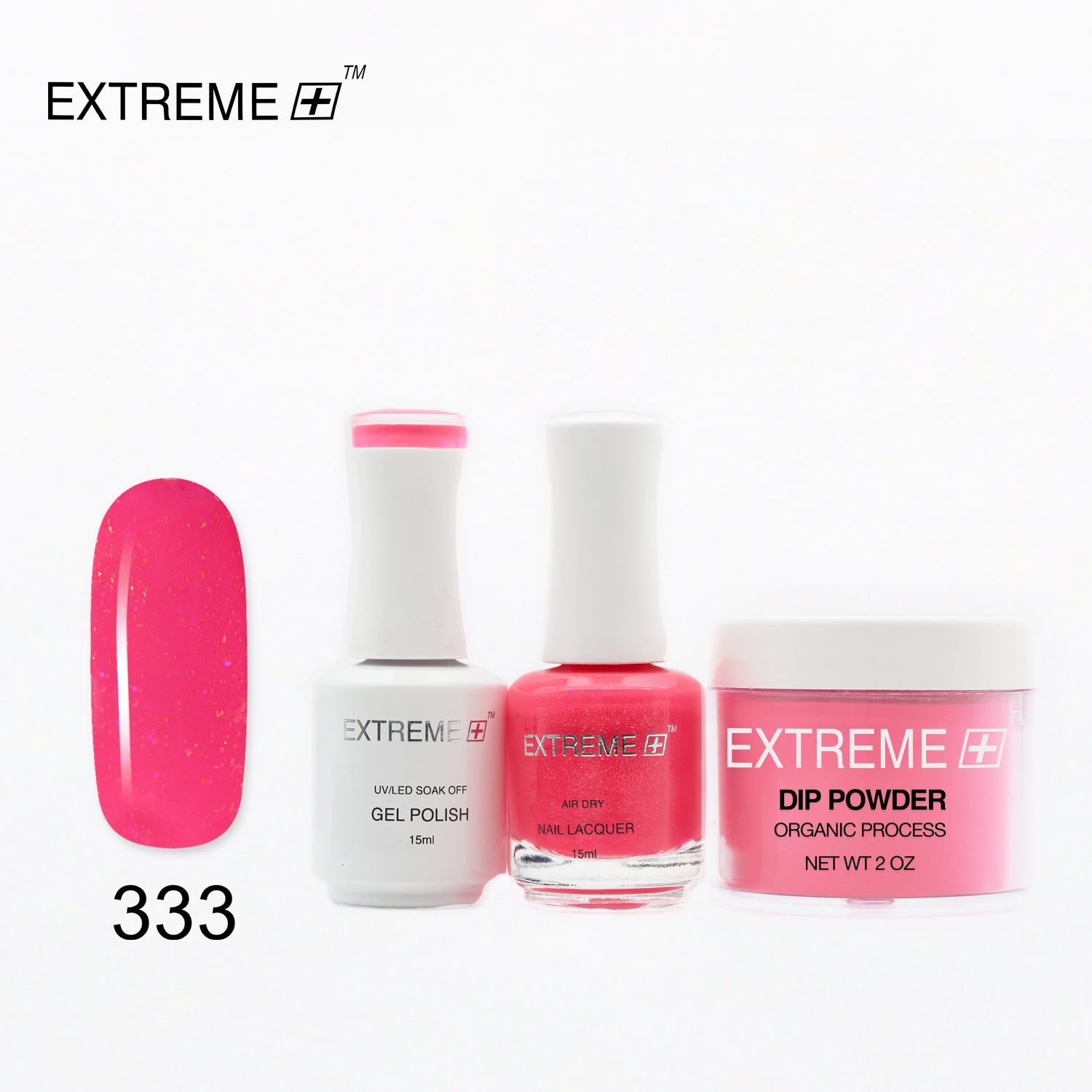 EXTREME+ 3 in 1 Combo Set - Gel, Lacquer, & Dip - #333