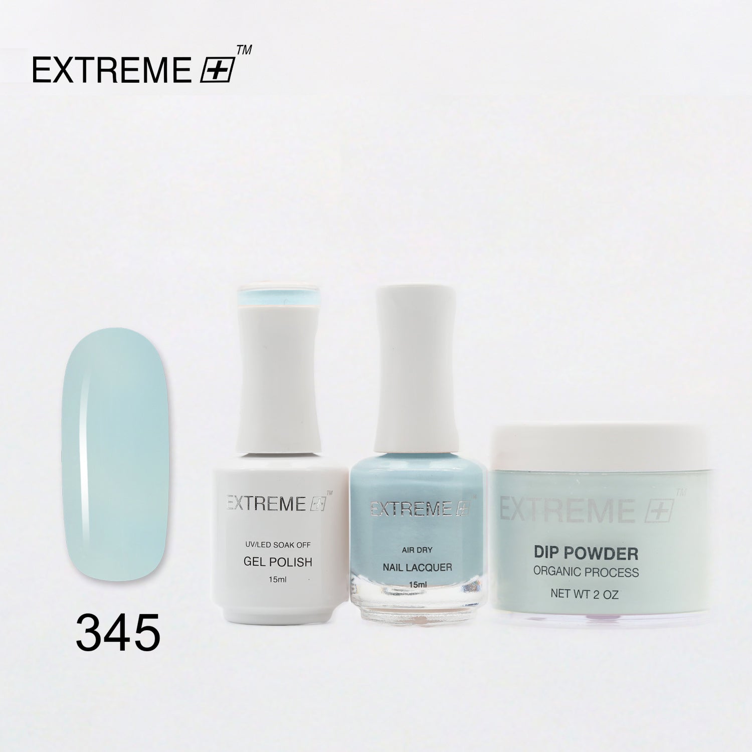 EXTREME+ 3 in 1 Combo Set - Gel, Lacquer, & Dip - #345