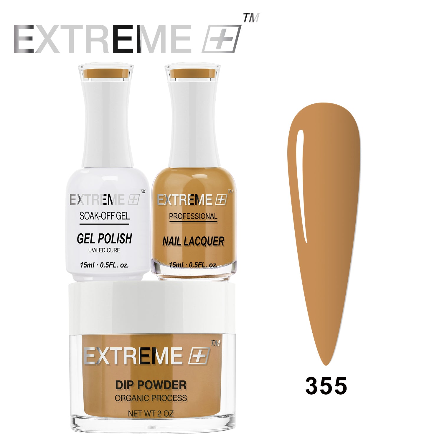 EXTREME+ 3 in 1 Combo Set - Gel, Lacquer, & Dip - #355