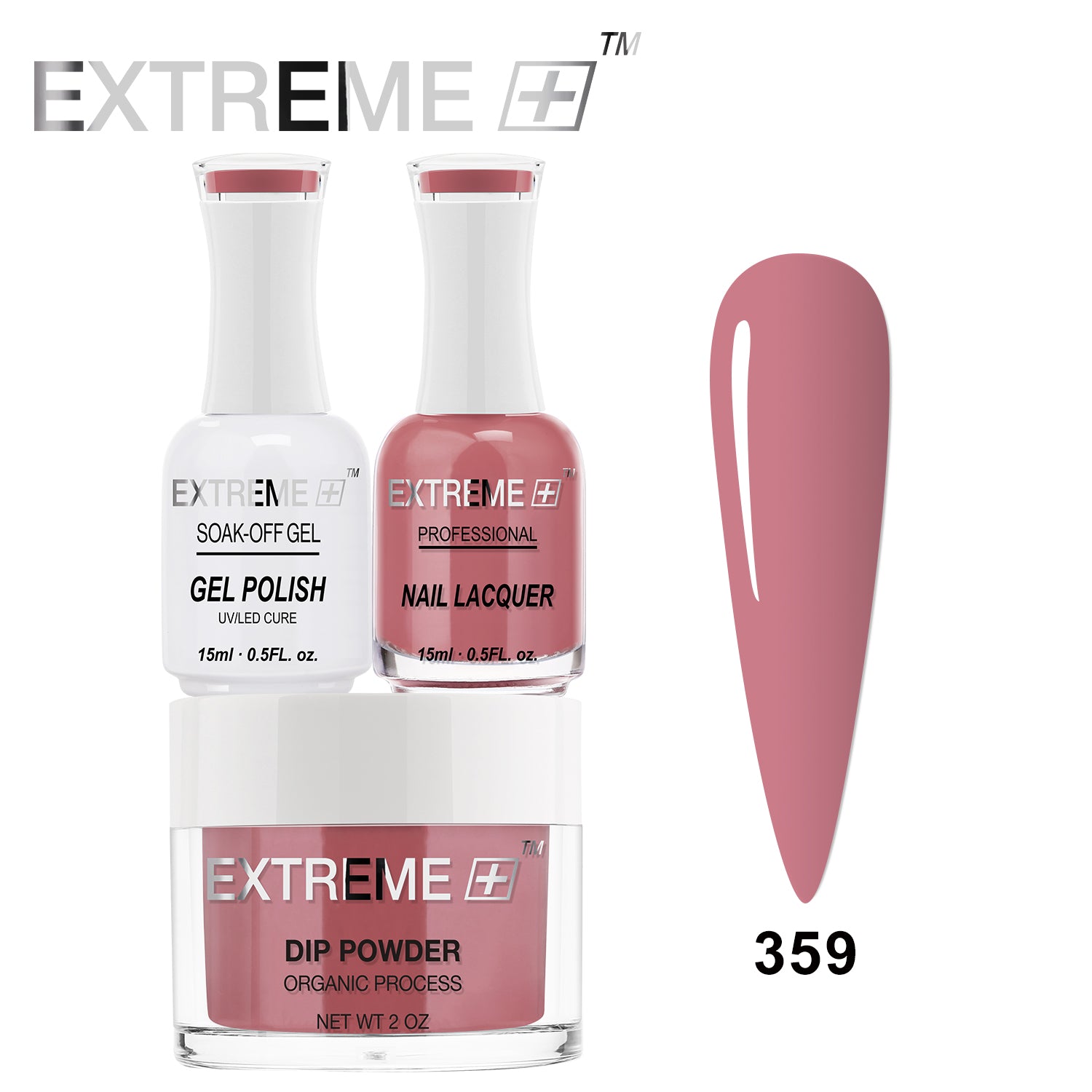 EXTREME+ 3 in 1 Combo Set - Gel, Lacquer, & Dip - #359