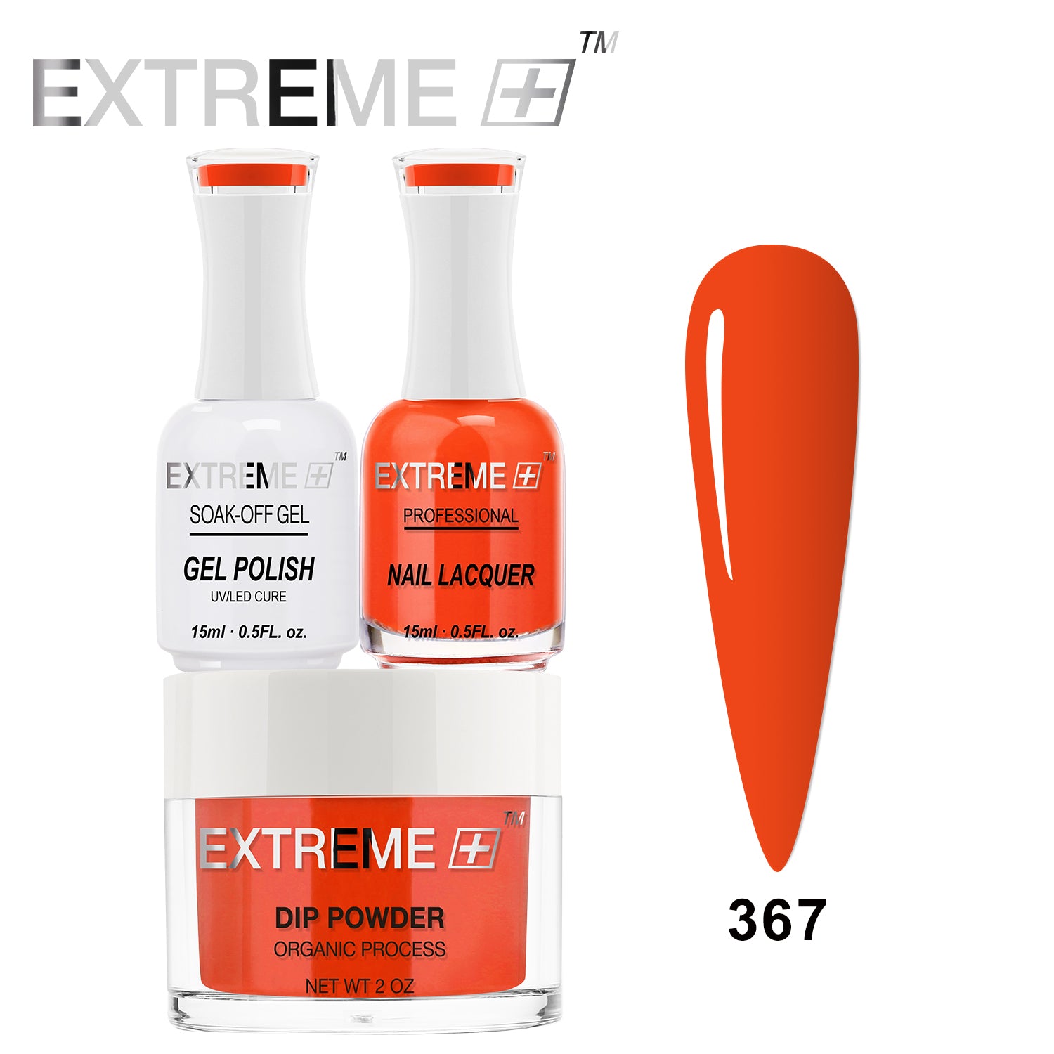 EXTREME+ 3 in 1 Combo Set - Gel, Lacquer, & Dip - #367