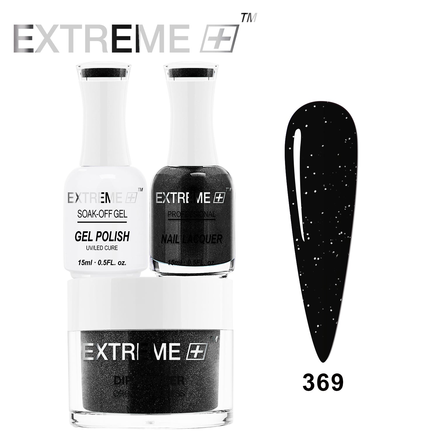 EXTREME+ 3 in 1 Combo Set - Gel, Lacquer, & Dip - #369