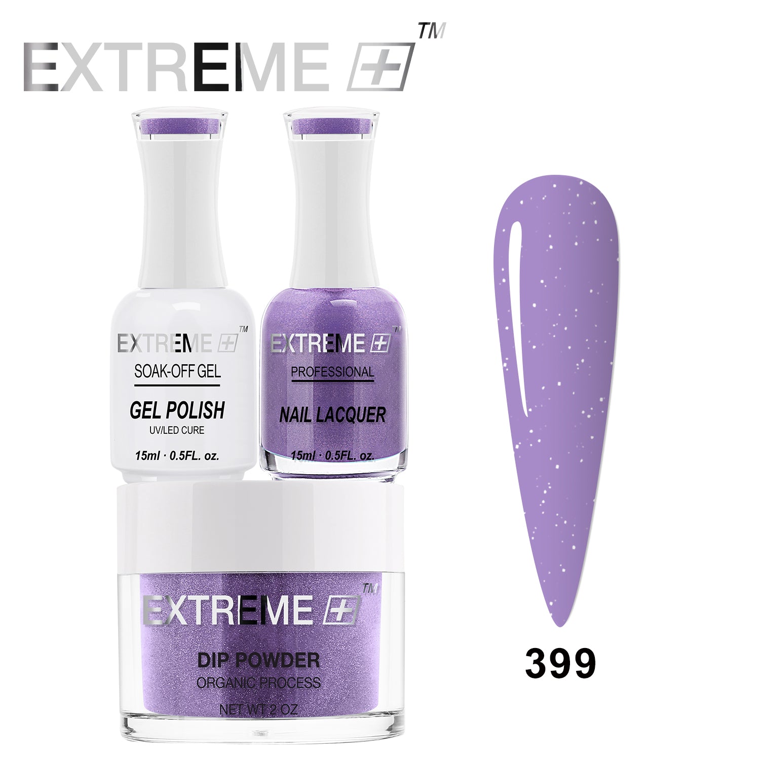 EXTREME+ 3 in 1 Combo Set - Gel, Lacquer, & Dip - #399