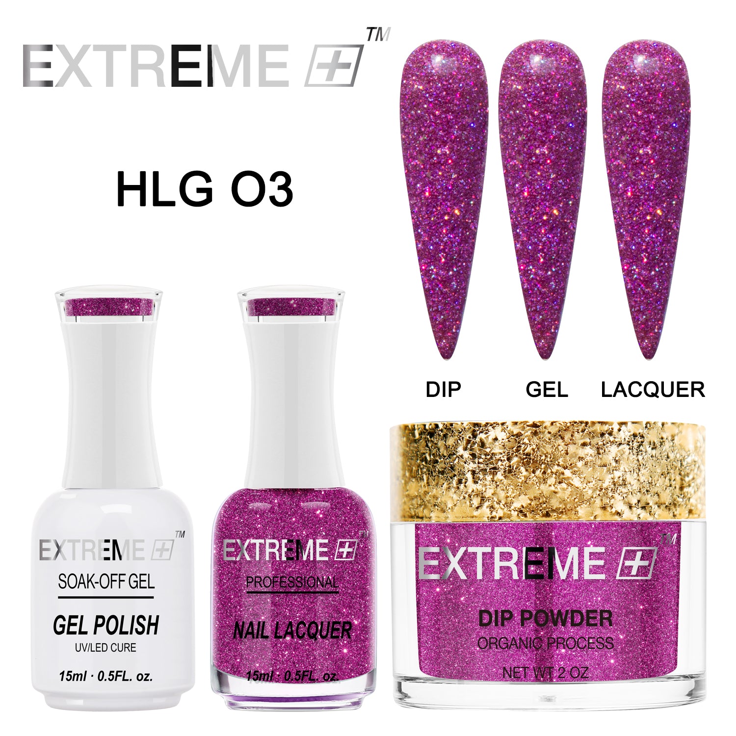 EXTREME+ 3 in 1 Combo Set - Holo Chrome - #003