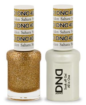 DND - Gel & Lacquer # 401 Golden Sahara Star