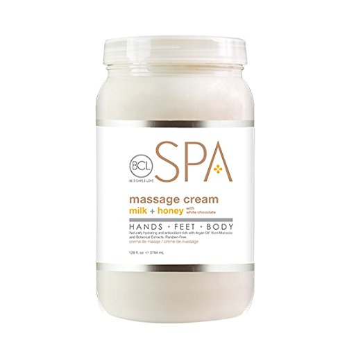 BCL Spa Massage Cream Milk + Honey with White Chocolate  (128 oz)