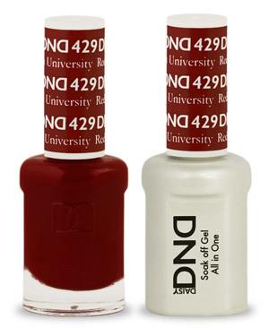 DND - Gel & Lacquer # 429 Boston University Red