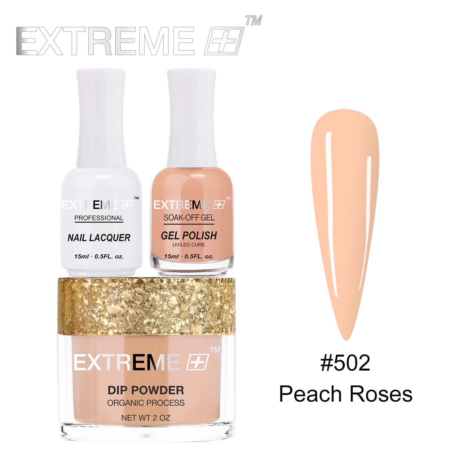 EXTREME+ Dip Powder 3 IN 1 #502