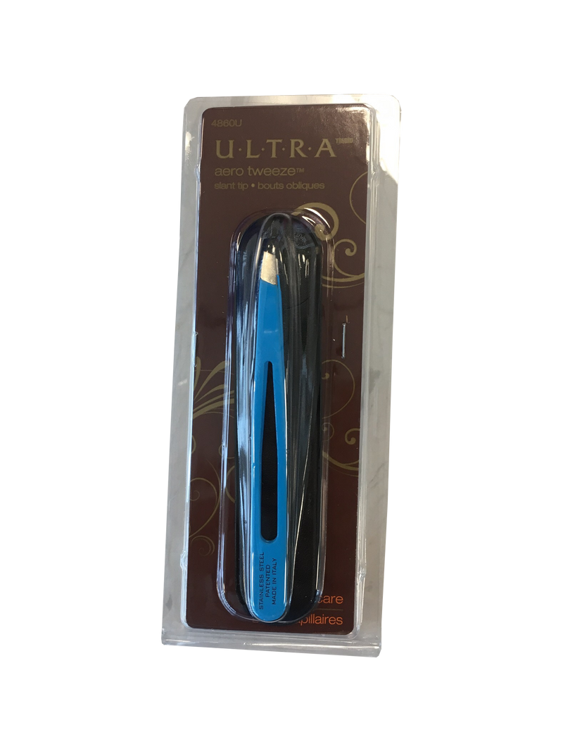 Ultra Slant Tip Tweezers - Blue